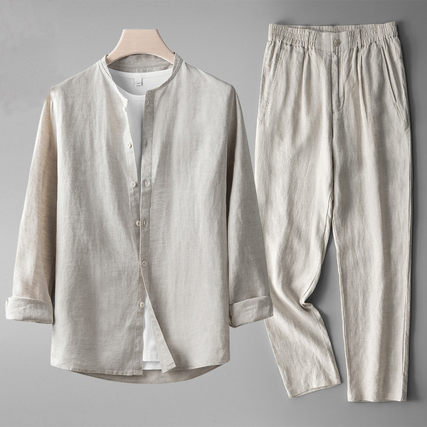 Conjunto de dos piezas de lino
