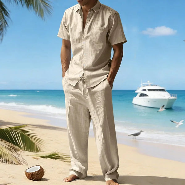 Conjunto de lino informal