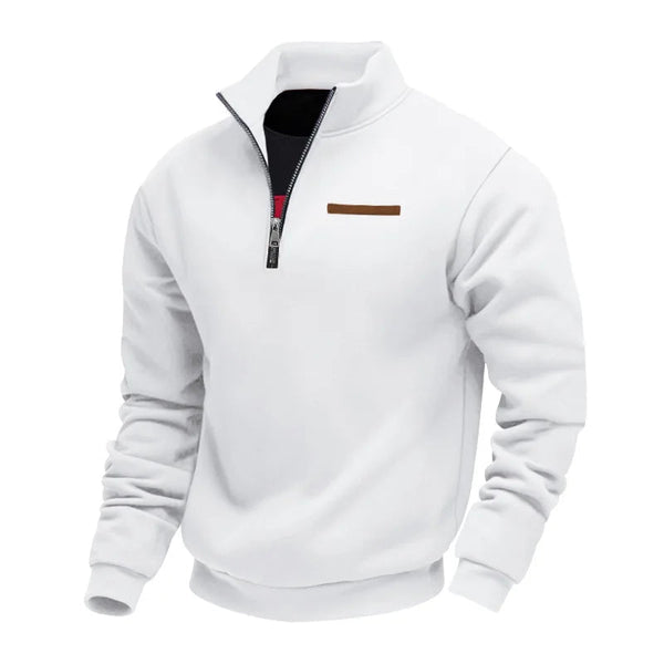 Jersey casual con cremallera