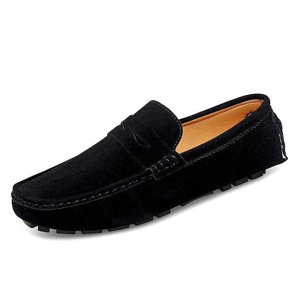 Mocasines de ante