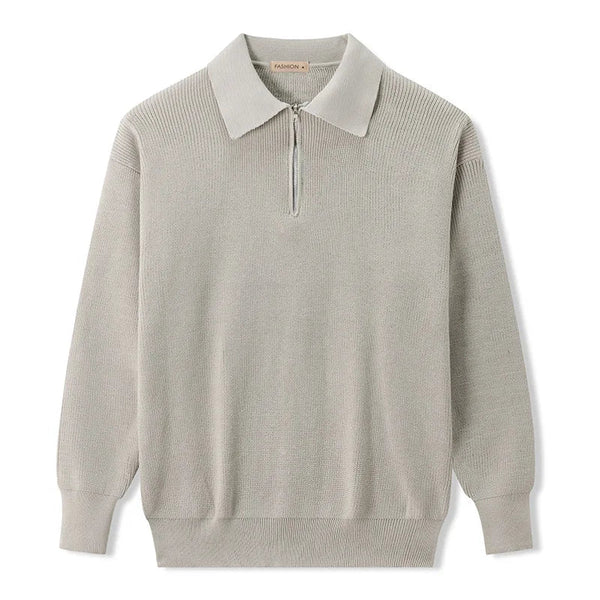 Elegante jersey con cremallera
