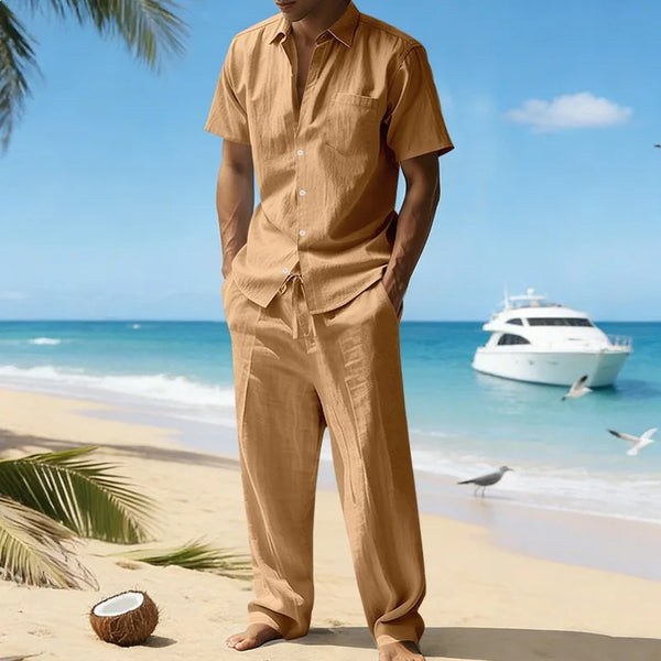 Conjunto de lino informal
