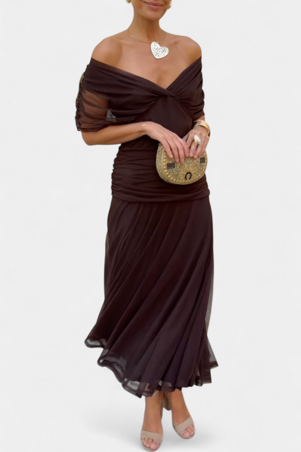 Vestido Maxi Verde Elegante