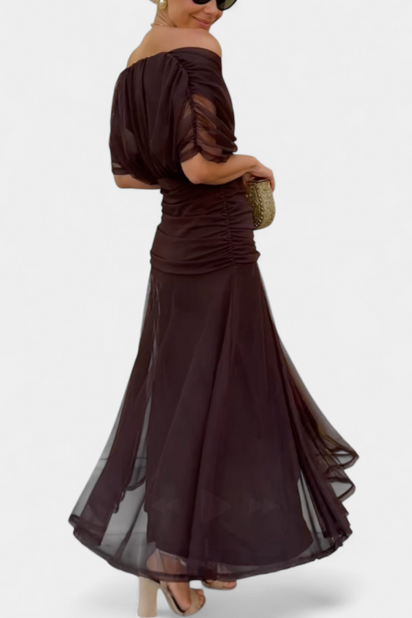 Vestido Maxi Verde Elegante