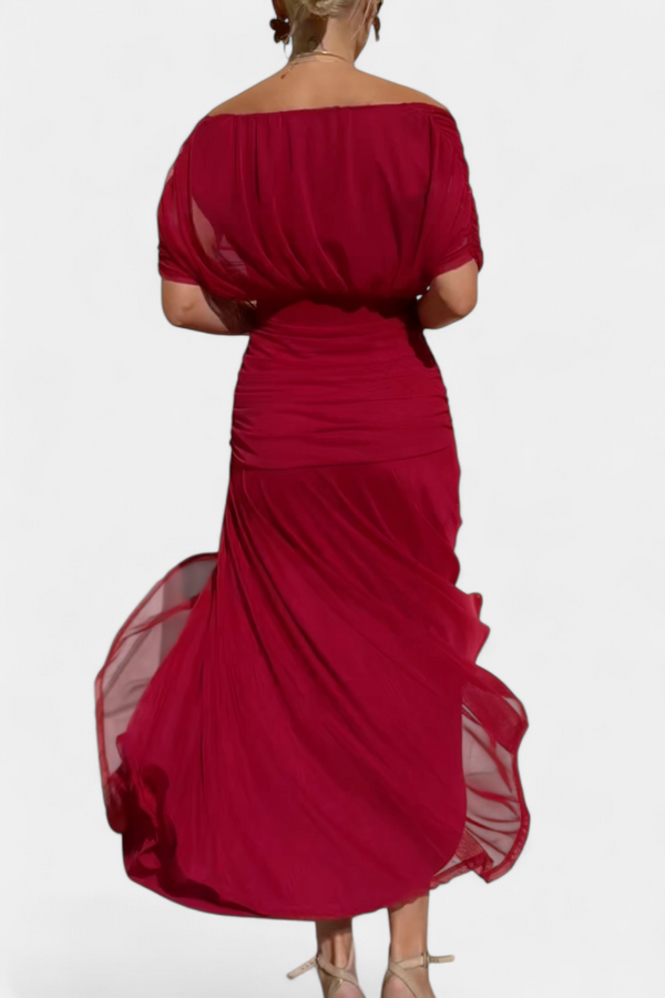 Vestido Maxi Verde Elegante