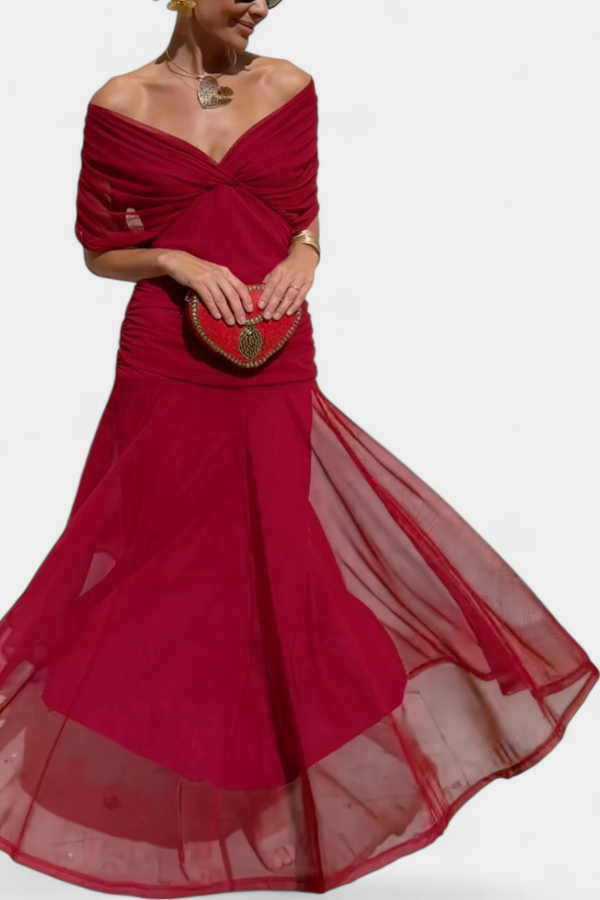 Vestido Maxi Verde Elegante