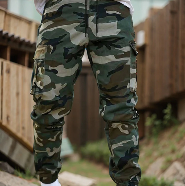Pantalones Utilitarios Multibolsillos Resistentes