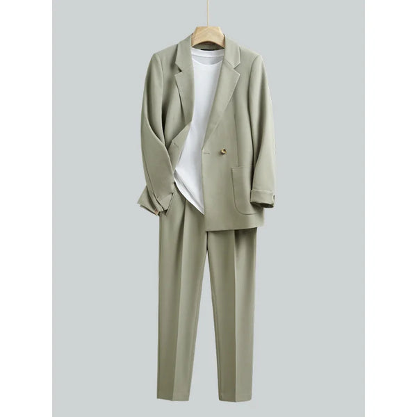 Elegante conjunto holgado para hombre