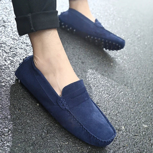 Mocasines casuales de ante