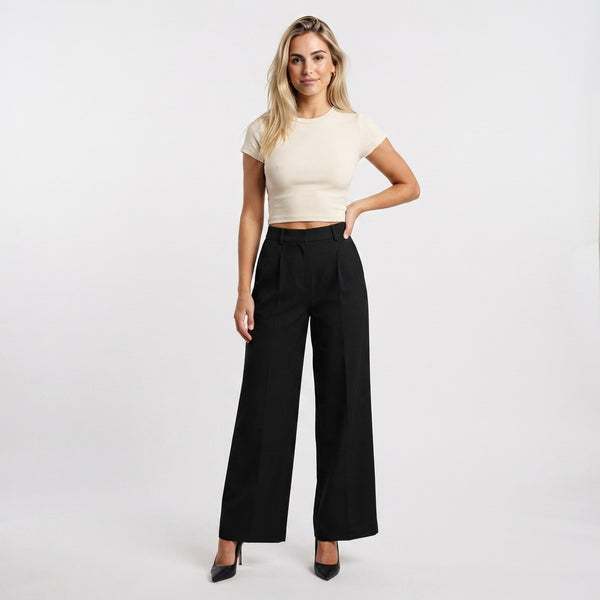 Pantalon Plisado Recto Dorothy
