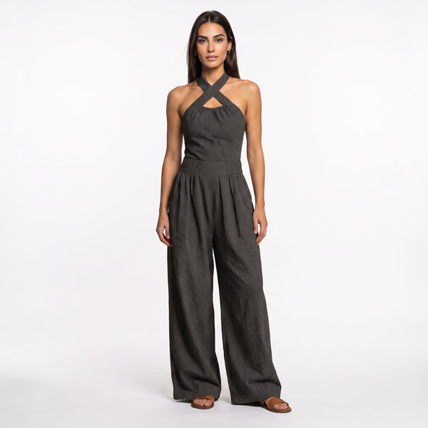Elisa | Mono Elegante Escote Cruzado