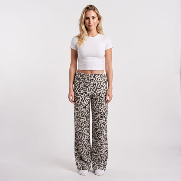 Pantalón Cleo - Estampado leopardo