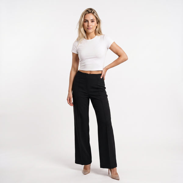 Pantalones Baggy Brooke de Cintura Media