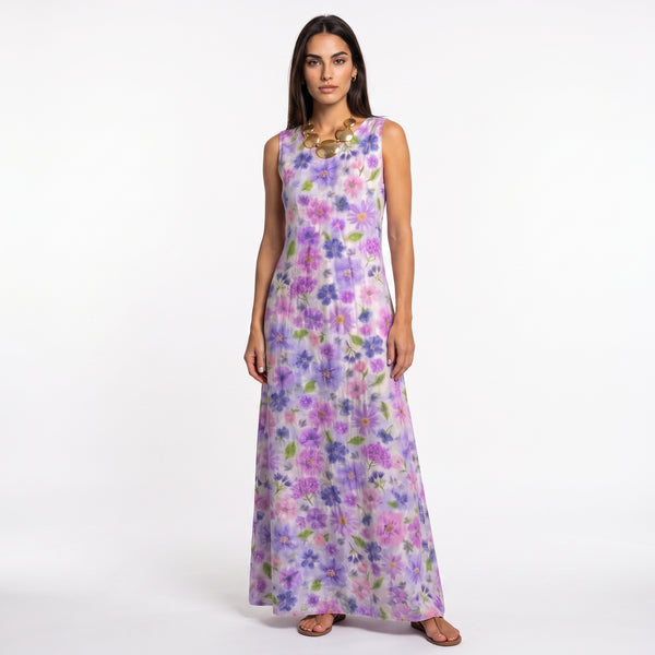 Vestido Floral Lavanda