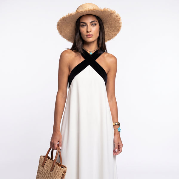 Vestido Elegante Espalda Descubierta