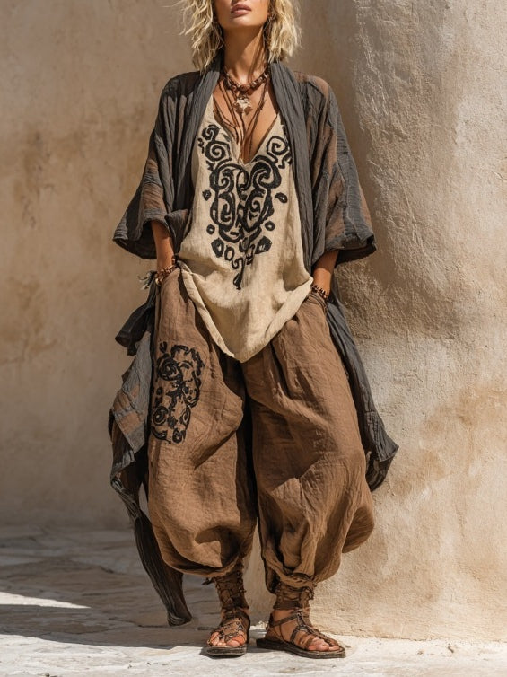 Conjunto Tres Impresiones de Arte Bohemio