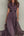 Flavia | Vestido Largo Morado con Escote Lágrima y Encaje