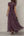 Flavia | Vestido Largo Morado con Escote Lágrima y Encaje
