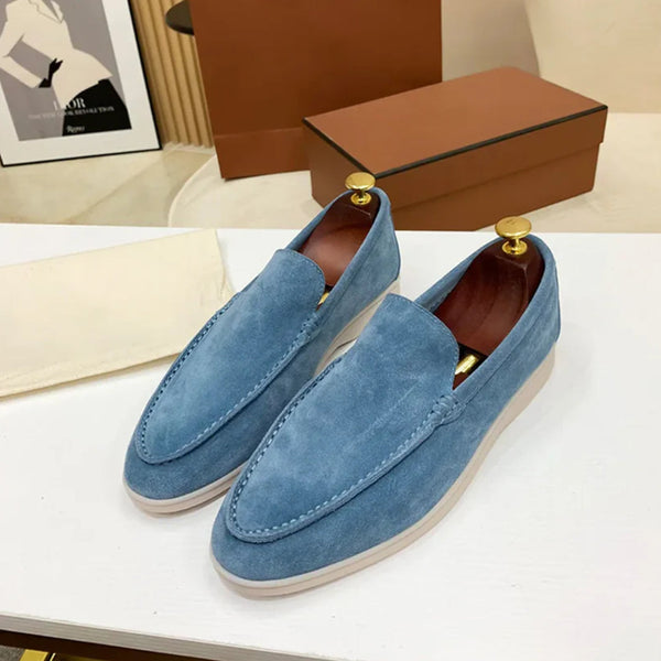 Mocasines clásicos de ante