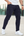Vittorio Pantalones Slim Fit - Azul oscuro