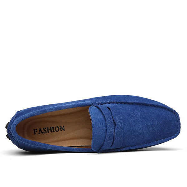 Mocasines casuales de ante