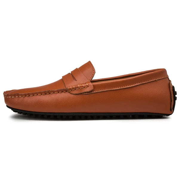Mocasines casuales de piel para el verano