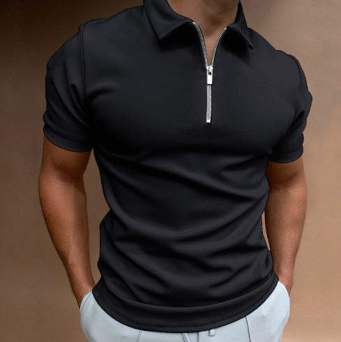Polo con cremallera