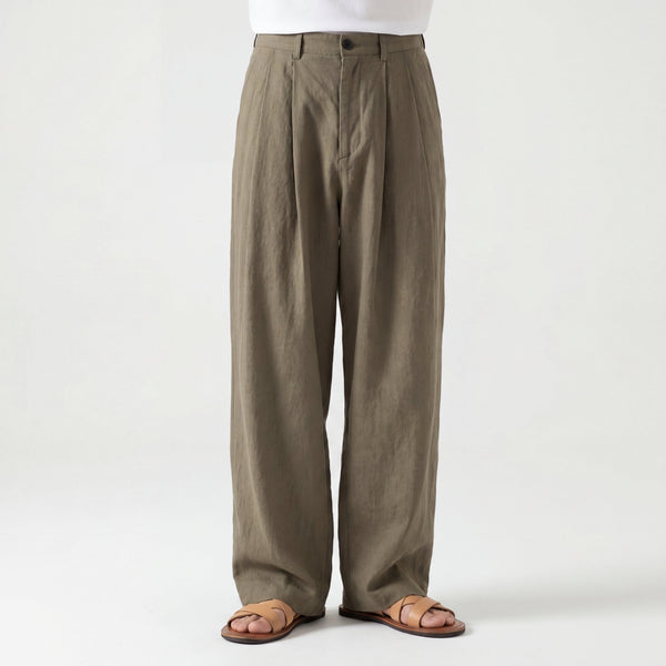 Pantalón Lino Pierna Ancha