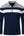 Elegante jersey de rayas con cremallera