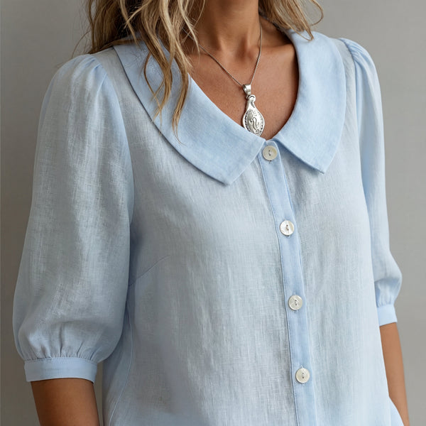 Blusa Lino Algodón
