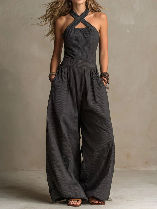 Elisa | Mono Elegante Escote Cruzado