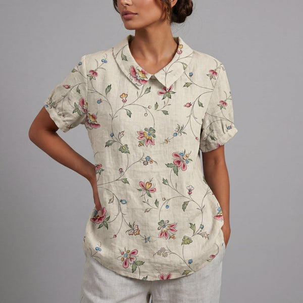 Top Elegante con Diseño Floral