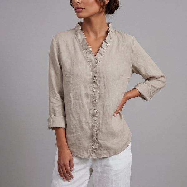 Eline | Elegante Blusa de Verano en Lino