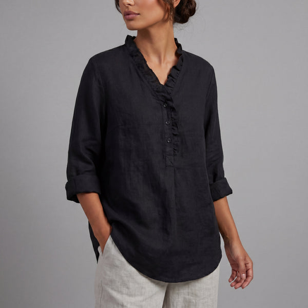 Eline | Elegante Blusa de Verano en Lino