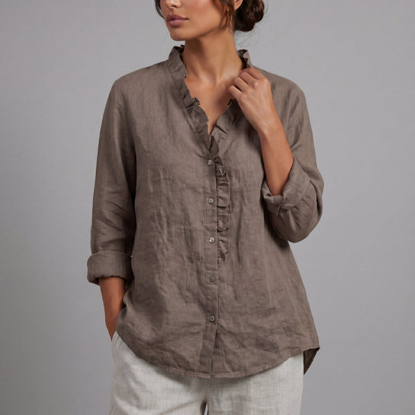 Eline | Elegante Blusa de Verano en Lino