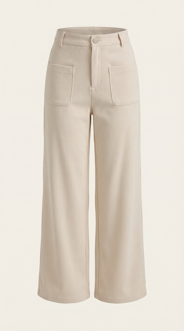 Allison Weite Pantalones de Pana
