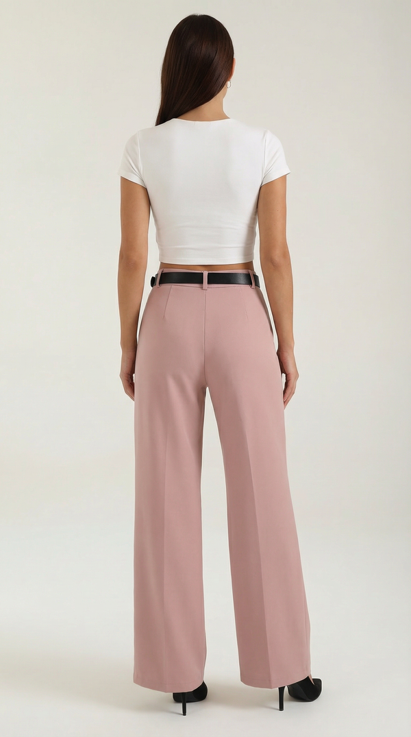 Bertha Pantalones Amplios de Tela