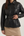 Chaqueta de PU con cinturón de Christina