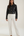 Cazadora Cropped de Cuero Sintético Heather