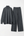 Conjunto de suéter de punto de cuello alto y pantalones vaqueros