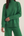 Conjunto de suéter de punto de cuello alto y pantalones vaqueros