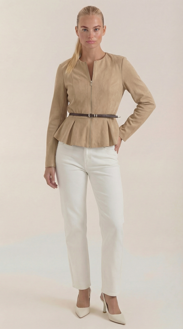 Chaqueta Josie con Detalle Peplum