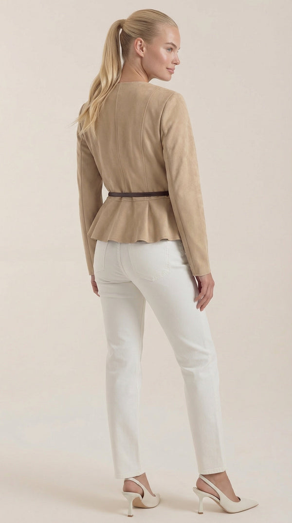 Chaqueta Josie con Detalle Peplum