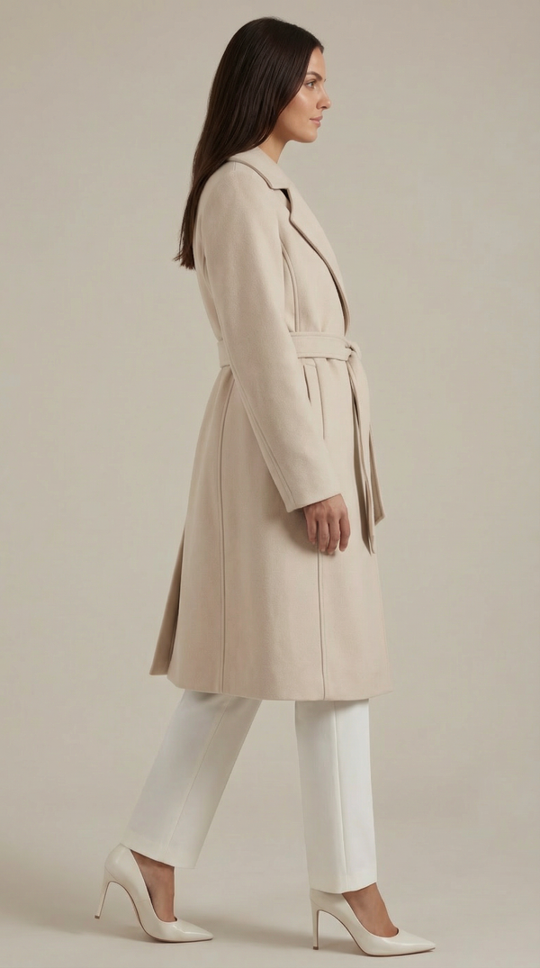 Wool Trench Coat Joyce with Belt