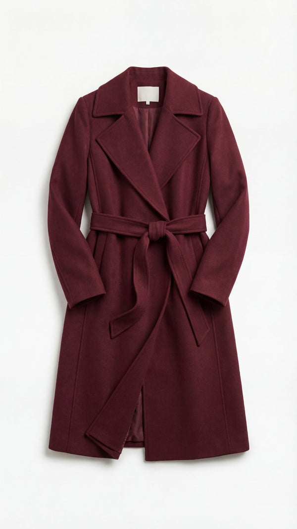 Wool Trench Coat Joyce with Belt