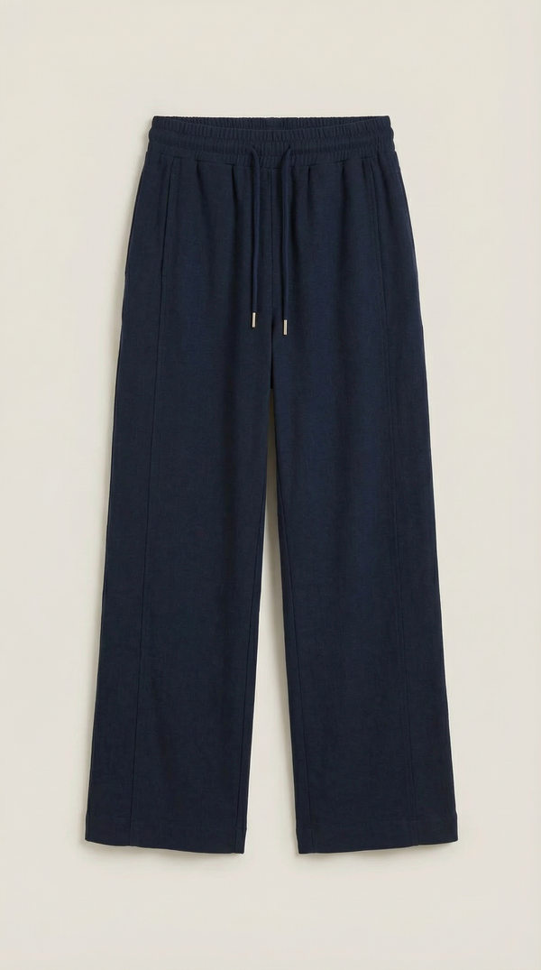 Jeans anchos Kendra con cordón