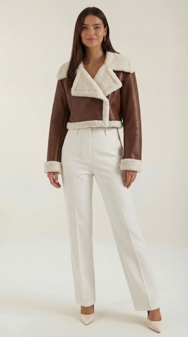 Corta Chaqueta de Forro Polar Marie