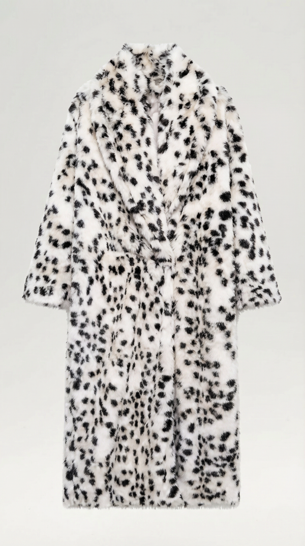 Morgana Lange Chaqueta de Cuero Sintético