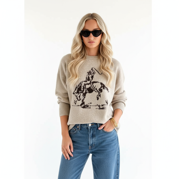 Suéter Vaquero Casual Beige