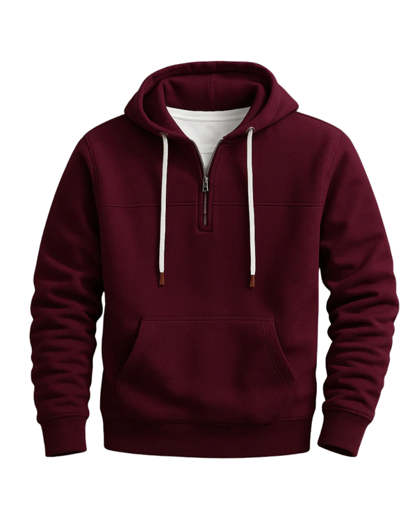 Elegante sudadera con cremallera